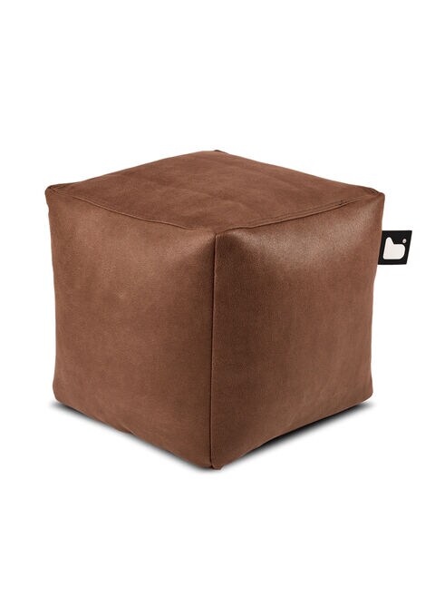 Extreme Lounging Mighty Luxury Bean Box, Chestnut
