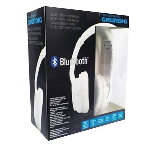 Buy Grundig 04008 Bluetooth Headphone White Online Shop