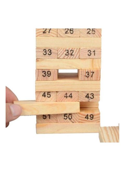 Generic 54-Piece Domino Jenga Building Blocks