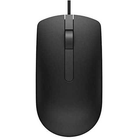 Dell USB Mouse For PC &amp; Laptop - Black (MS116).