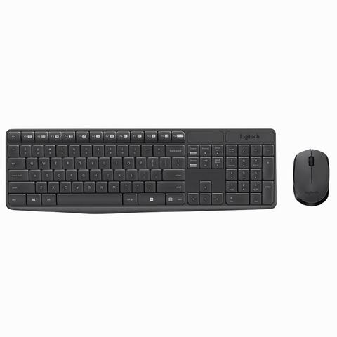 Logitech - Combo Wireless Keyboard &amp; Mouse MK235 - English