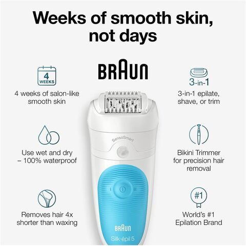 Buy Braun Epilator Silk-épil 5 5-810, Hair Removal for