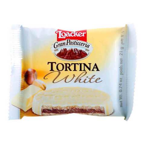 Loacker Tortina White Chocolate 21 Gram