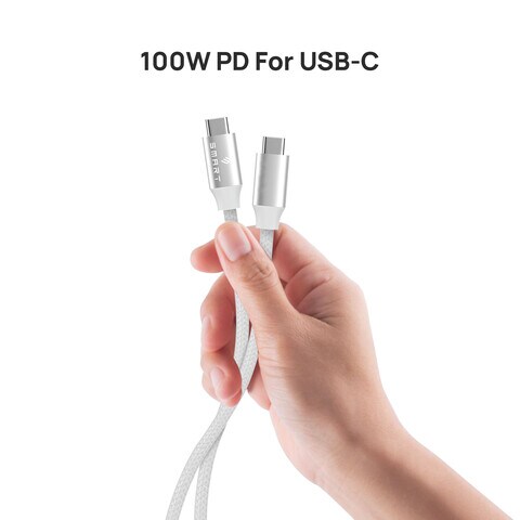 Smart iConnect USB-C to USB-C Fast Charging Cable 2 Meter, 100W PD for USB-C