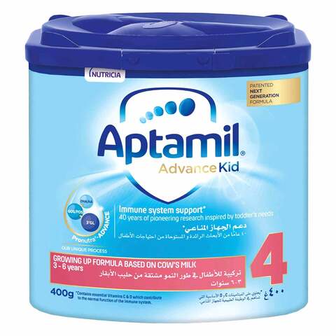 Aptamil Advance Kid Next Generation Growing Up Formula Milk Powder Stage 4 3-6 Year 400g