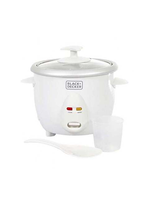 Buy Black+Decker Rice Cooker 0.6L, 350W, RC650-B5, White Online - Shop  Electronics & Appliances on Carrefour Saudi Arabia