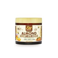 Alif Naturals Orgainc Almond Scrub With Goodness Of Honey &amp; Oats, Exfoliating Scrub For Tan Removal &amp; Soft Smooth Skin, For Women &amp; Men, Paraben &amp; SLS Free, 100ml