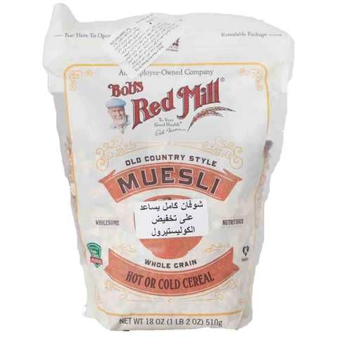 Bob&#39;s Red Mill Old Country Style Muesli Cereal Whole Grain 510 Gram