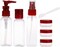 Plastic Leak Proof Travel Bottles Set, Creams - Random colors (6 Pieces)