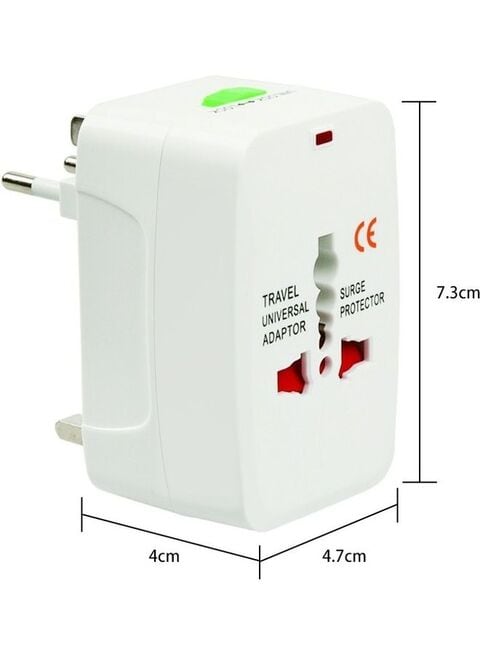 Generic All-In-One Ac Adapter Plug White