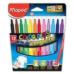 اشتري Maped Colour Peps Long Life Felt Pens Multicolour Pack of 12 في الامارات