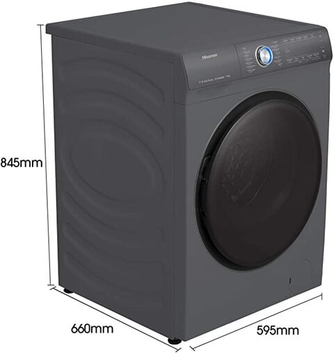 Hisense Front Loading Washing Machine, Free Standing, 10Kg, 1400 Rpm, Wfer1014Vat (Installation not Included)