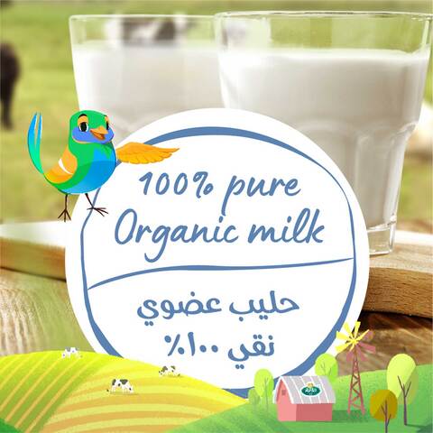 Arla Organic Full Fat Milk Long Life 200ml &times;12