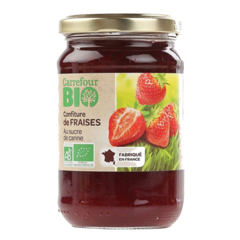 Carrefour Bio Strawberries Jam 360g