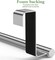 SKY-TOUCH 2pcs Kitchen Cabinet Towel Bar Holder, Fits on Cupboards Over Cabinet Door, Towel and Wash Cloth Hanging Storage Accessories, Strong Modern Design Stainless Steel