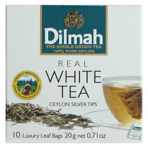 Dilmah Real White Tea 10 Leaf Bags