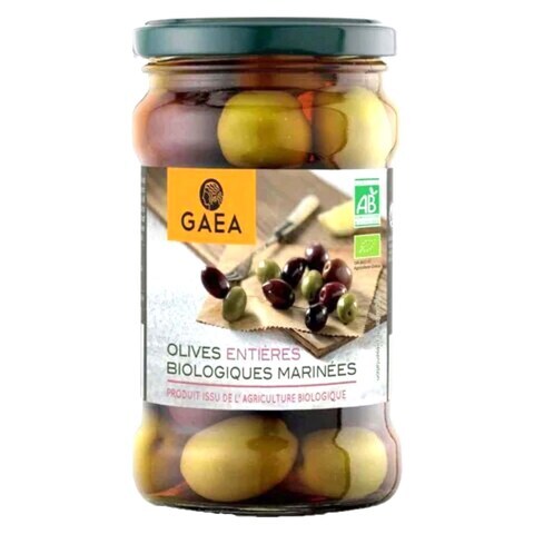 Gaea Organic Mixed Marinated Olives In Brine 300g