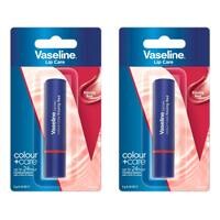 Vaseline Colour+Care Lip Care Balm Stick Kissing Red 3g Pack of 2