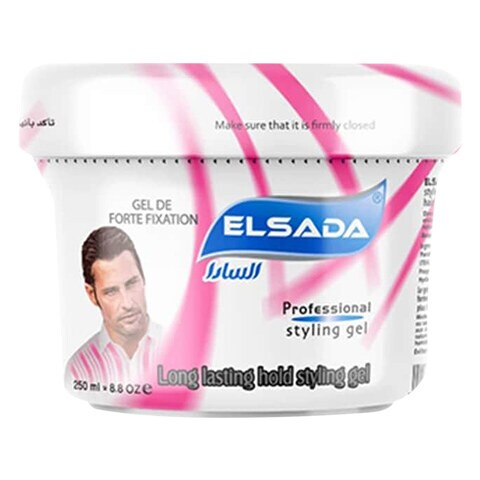 Buy Elsada Professional Styling Hair Gel 250ML Online - Shop Beauty ...