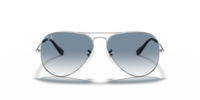 Ray-Ban Unisex Full Rim Aviator Gradient Silver Sunglasses RB3025-003/3F-58