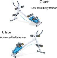 Abdominal Fitness Equipment, Four-In-One Lazy Belly Sports Artifact Home Female Abdomen Training Abdominal Beauty Waist Machine for Crunch Sit-Up Exercise