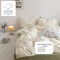 LUNA HOME Deluxe Queen/Double size 6 pieces Soft Lego Style Vanilla and Olive Color.