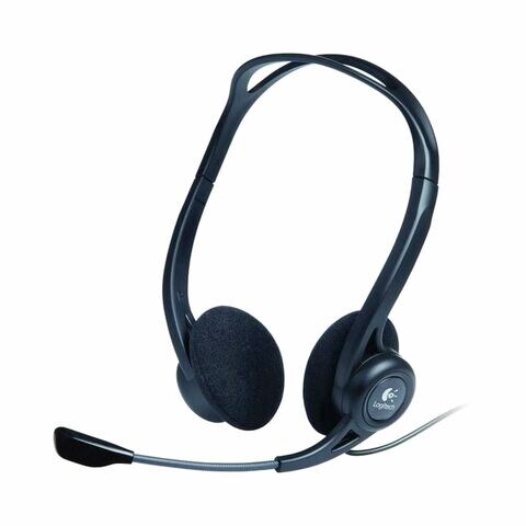 Buy Logitech 960 USB Stereo On Ear Wired Headset Black Online