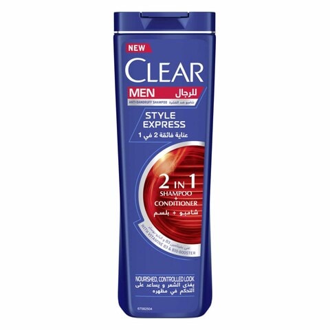 Clear Men Style Express 2-In-1 Anti-Dandruff Shampoo 400ml