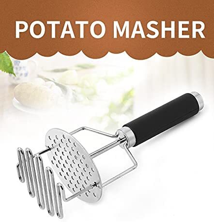 Mashed Potatoes Masher 430 Stainless Steel, Dual Function Design,  Professional Mashed Potatoes Masher Kitchen Tool, Making Potato Mash,  Banana Mash