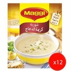 اشتري ماجي شوربة كريمة الدجاج - 71 جرام - 12 قطعة في مصر