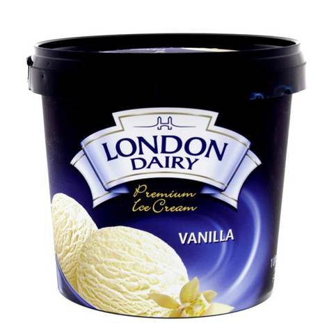 London Dairy Vanilla Ice Cream 1l