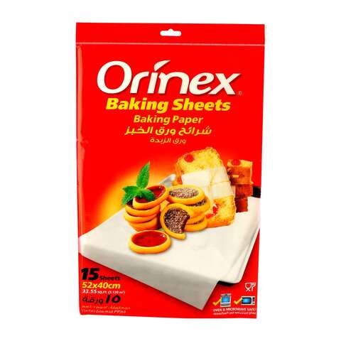 Buy Orinex baking sheets 38  30 cm  15 pieces in Saudi Arabia