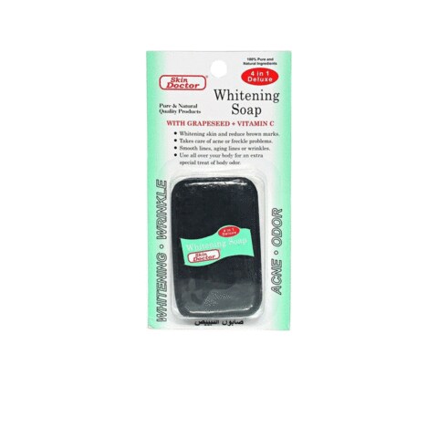 اشتري Skin Doctor-CK297 Whitening Soap With Grapeseed And Vitamin C Black في الامارات