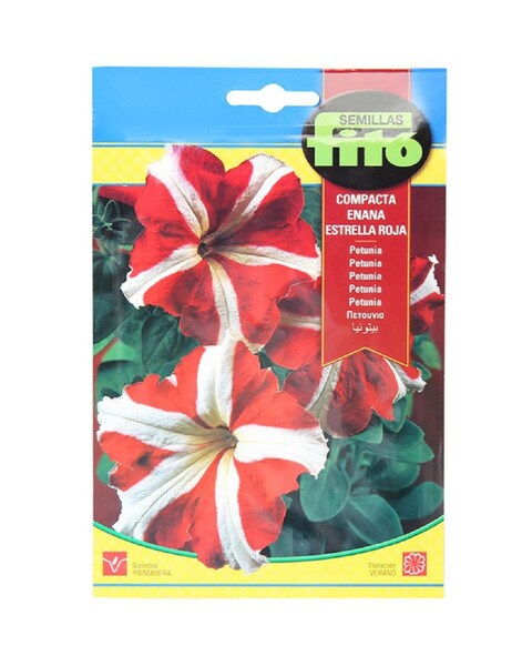 Fito Petunia Dwarf Compact Red Star