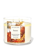 Buy Bath  Body Works- Leaves 3-Wick Candle, 411 GM in UAE