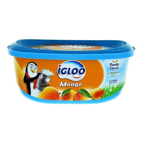 Igloo Ice Cream Tub Mango 1L