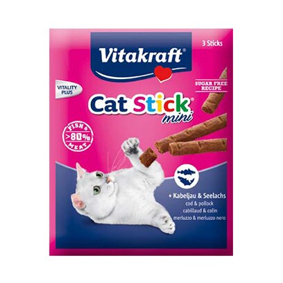 VitaKraft Cat Stick Mini Codfish Tuna 18GR