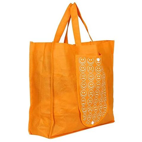 Kuber Industries Canvas Foldable Shopping Bag for Ladies|Travel Tote