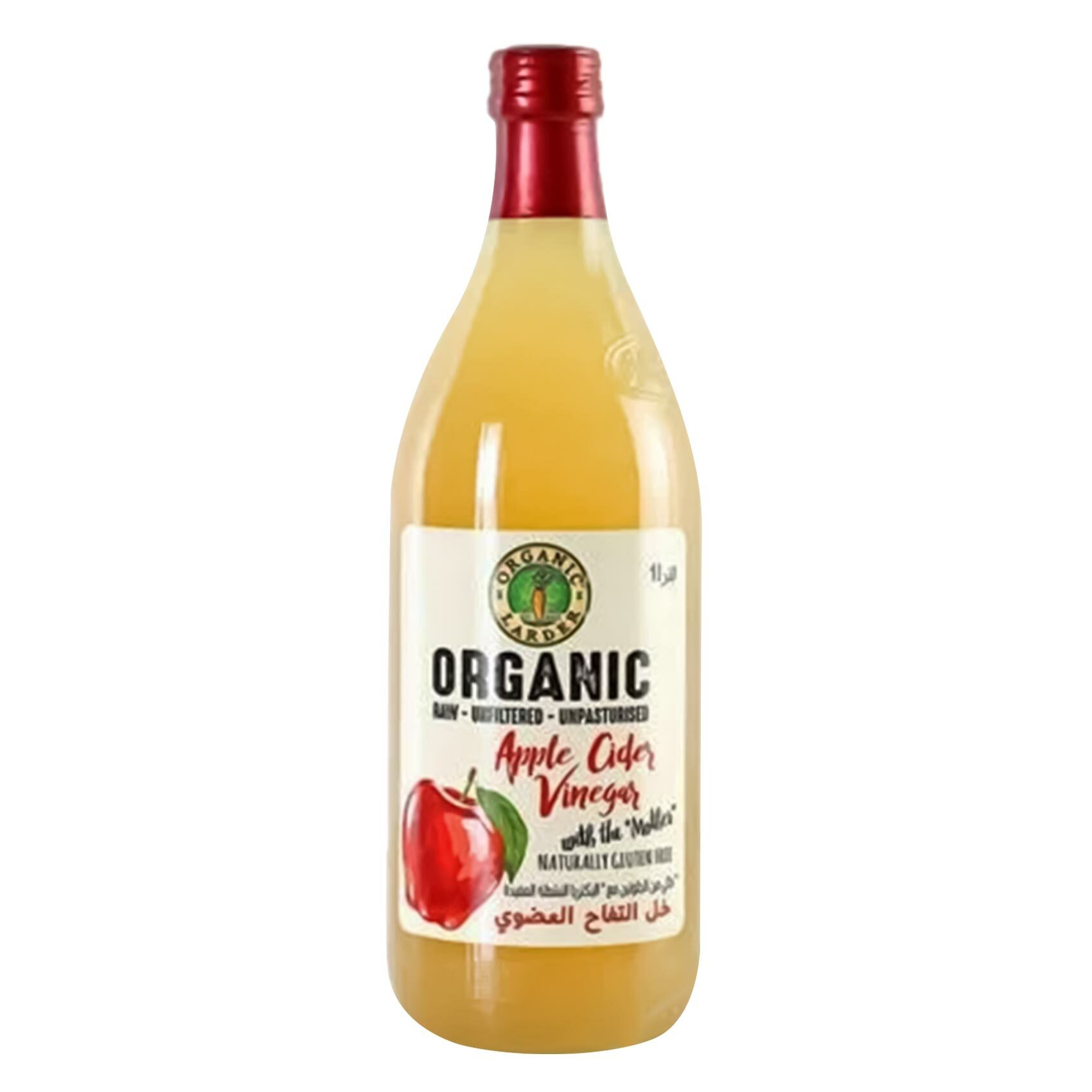 Buy Organic Larder Apple Cider Vinegar 1L Online Shop Bio & Organic