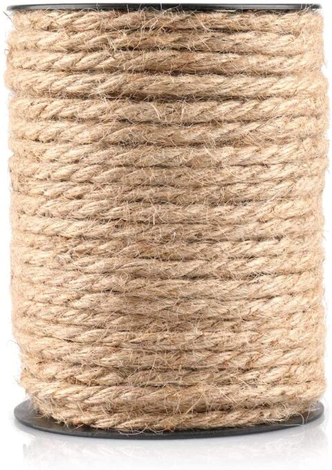 Buy Markq Jute Rope 4mm X 20 Meter Natural Thick Hemp Twine Cord For Cat  Scratcher, Gardening Tools, Bundling, DIY Crafts Decoration Online - Shop  Toys & Outdoor on Carrefour UAE