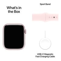 Apple Watch Series 9 GPS 41mm Pink Aluminium Light Pink Sport Band Medium/Large