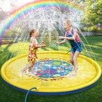 Buy 68 Inches Sprinkle And Splash Water Play Mat,Durable Portable Inflatable Sprinkler Pad Sprinkle Wading Pool,Summer Essential Spray Toys For Kids And Outdoor Garden Family Activities,0.25mm Thick in UAE