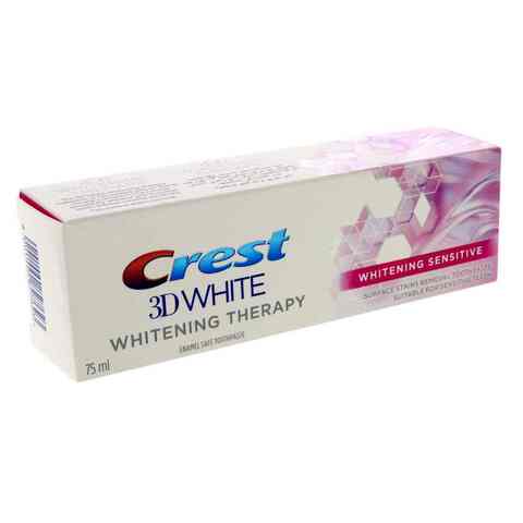 Crest 3D White Toothpaste Whitening Sensitive 75ml