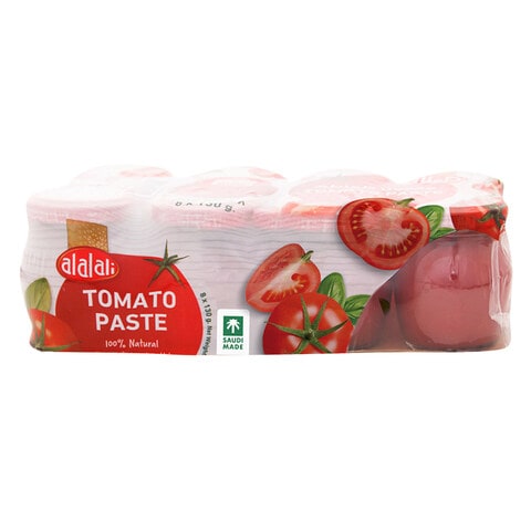 Buy Al Alali 100% Natural Tomato Paste 130g Pack of 8 in Saudi Arabia