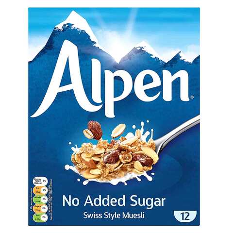 Alpen Muesli Swiss Style No Added Sugar 550g