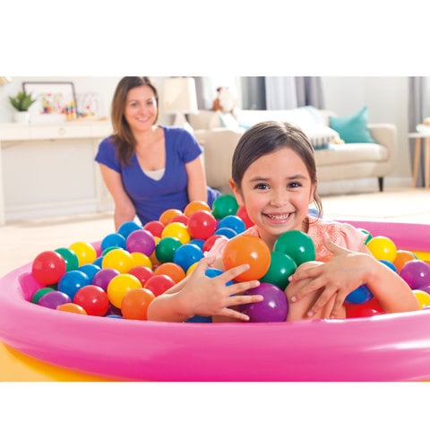 Intex Ball Toyz Fun Ballz 49600 Multicolour 8cm Pack of 100