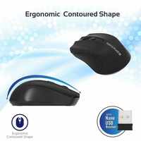 Promate Wireless Optical Mouse Black