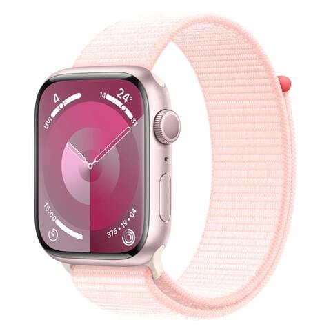 Apple Watch Series 9 GPS 45mm Pink Aluminium Light Pink Sport Loop
