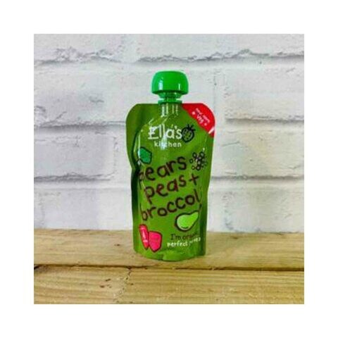 Ellas Kitchen Organic Broccoli Pears Peas Puree 120g