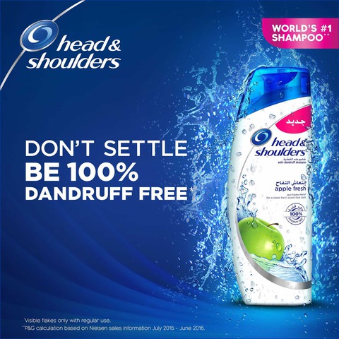 Head &amp; Shoulders Apple Fresh Anti-Dandruff Shampoo for Greasy Hair 200ml